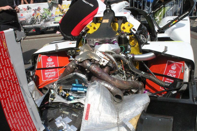 Engine bay.